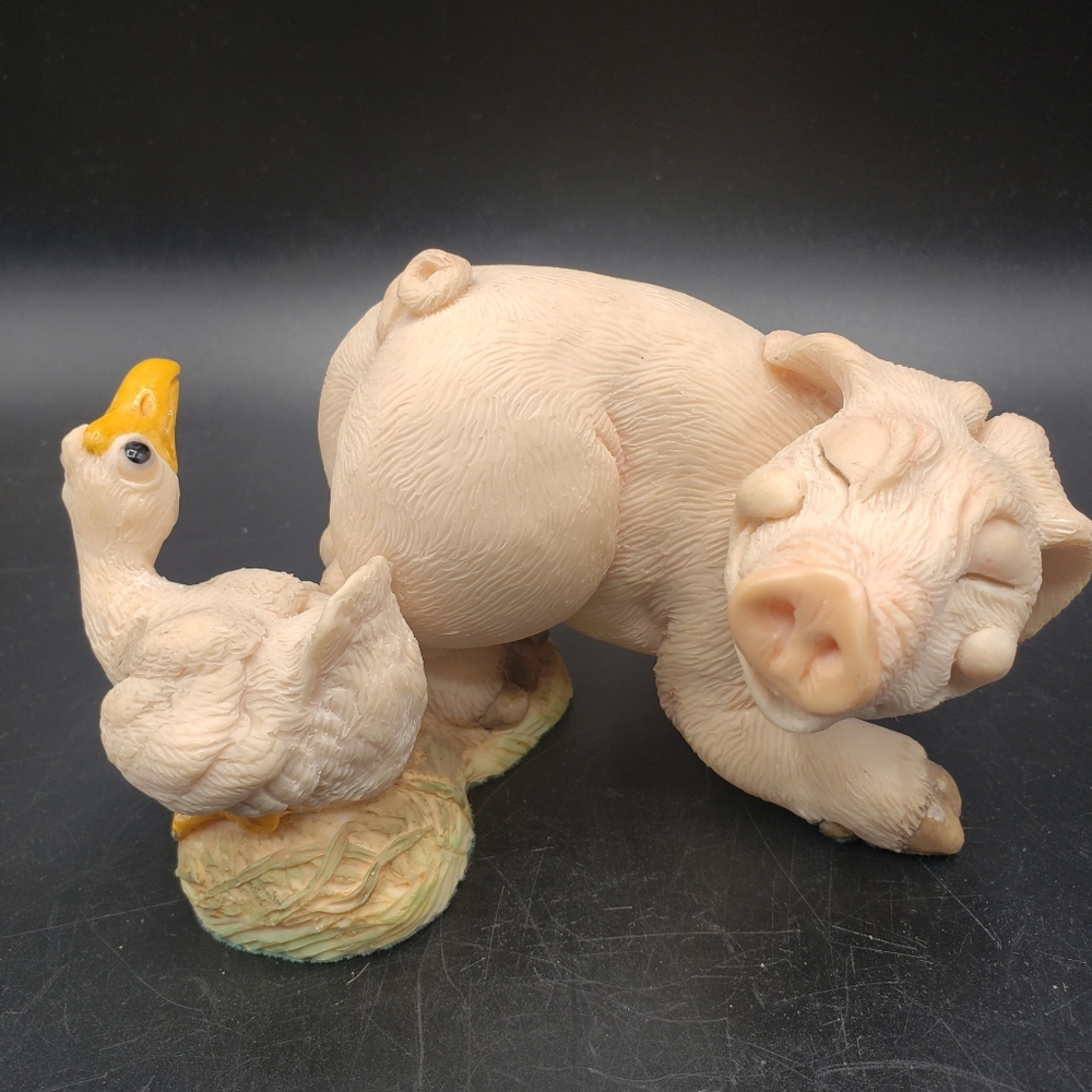 1995 Risin Piggin Competitive figurine By David Corbridge Hand Made In UK
